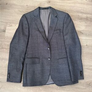 Hugo Boss Charcoal 60%Wool+40%Linen Blazer Men’s 36R (fits like a medium)